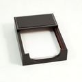 Memo Holder - Brown Leather